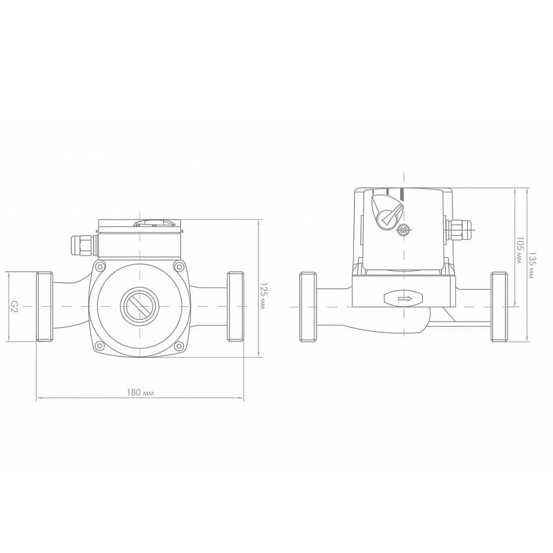 Насос циркуляц. ДЖИЛЕКС ЦИРКУЛЬ 32/60    3260/0360 серия 