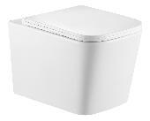 Verso VO-3032 унитаз подвесной безободковый белый сиденье дюропласти микролифт, Triton