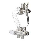 Смесительный узел для теплого пола VT.ECOMIX.0 без насоса, монтаж. длина насоса 130 мм Россия