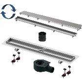 TECElinus.Комплект д/монтажа дренажного канала,700 мм, 2 в 1 ( tile +  steel), с мембраной15103079