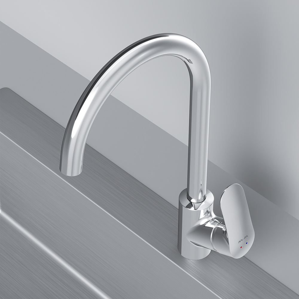 Смеситель для кухни с высоким изливом, ХРОМ  F8007100  LIKE АМ.РМ