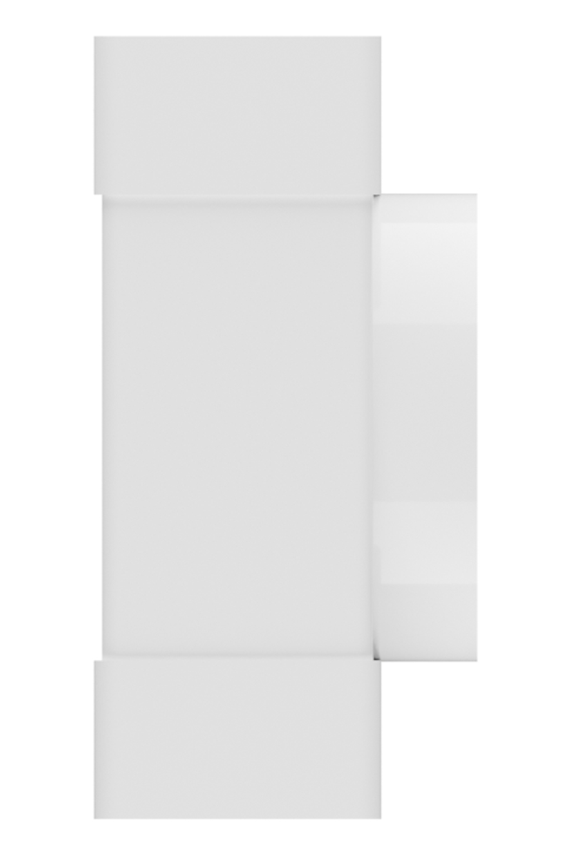 Соединитель Т-образный плоских воздуховодов 60х120 с выходом на фланец D100 ERA 612ТФ10П