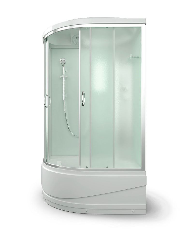 ERLIT Душ. кабина ER3512TPR-C3-RUS 120*80*215 ( высокий поддон, матовое стекло)