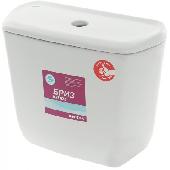 Бачок Бриз (17см) с крышкой без арматуры, SANTEK