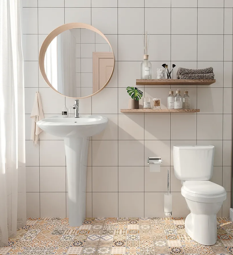 Бриз-55 Умывальник SANTEK 1WH110460 (под пьедестал БИЦ)