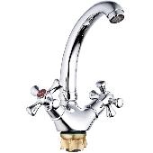 Смеситель для кухни (мойки) G.LAUF QTZ4-C827  (керам.1/2 на лат. гайке) (10)