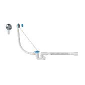 Обвязка для ванны вып.70мм с пластм.цепочкой с г/т  1 1/2- Ø40/50 1525 (25), NOVA PLASTIK