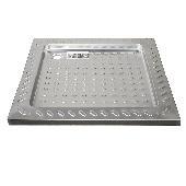 FABIA PROFI Поддон накладной 800х800х50 мм, бортик 40 мм, толщина 0,8 мм НЕРЖ 805040