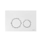 Панель смыва TECEspring  с круглыми кнопками, белый глянц  (9940103)