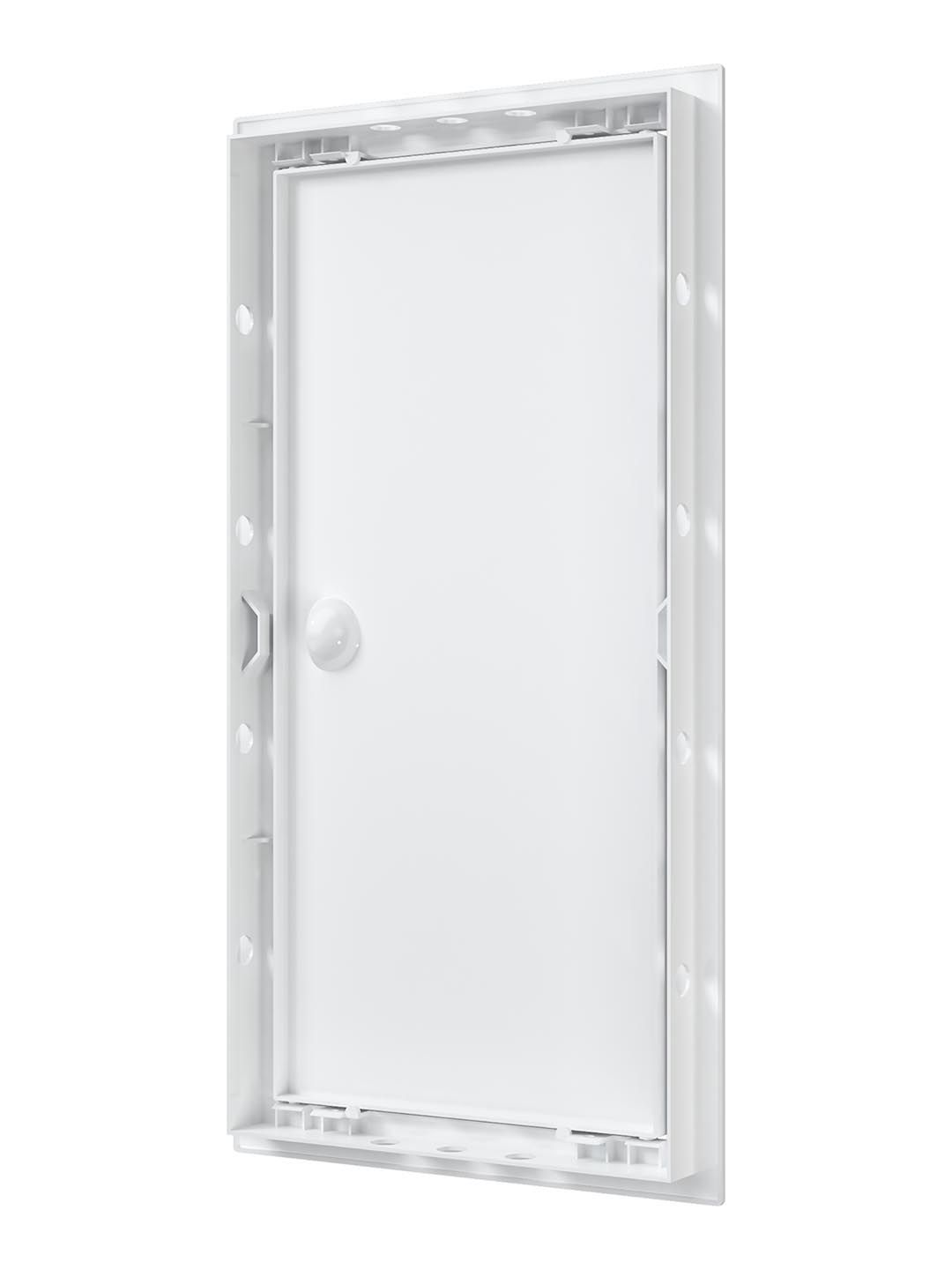 Люк-дверца ревизионная 196х396 с фланцем ручка 218х418 пластик Л2040Р