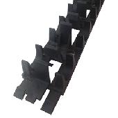 Фиксирующая шина для монтажа труб теплого пола (для 16 и 20 мм) 0,5м SHM 1620