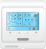Термостат  комн. программа (7дн) с дисплеем TIM (64) M7.713