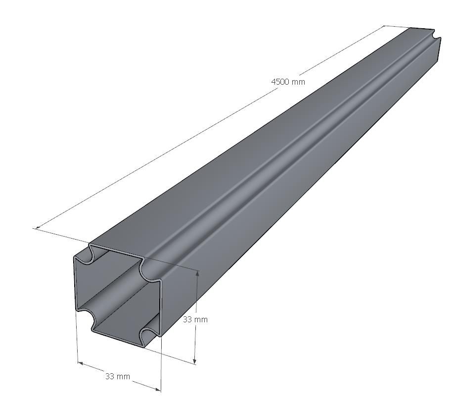 Профиль ХОММЕТ в штангах 4.5 м (9000000)