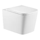 Tornado Verso TR-VO-3032 унитаз подвесной безободковый белый с сиденьем дюропласт микролифт, Triton