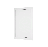 Л1515  Люк ревизионный Л Фланец  146х146 нажимной 168х168 пластик