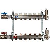 Коллектор из нержавеющей стали в сборе без расходомеров 6 вых. STOUT SMS 0912 000006