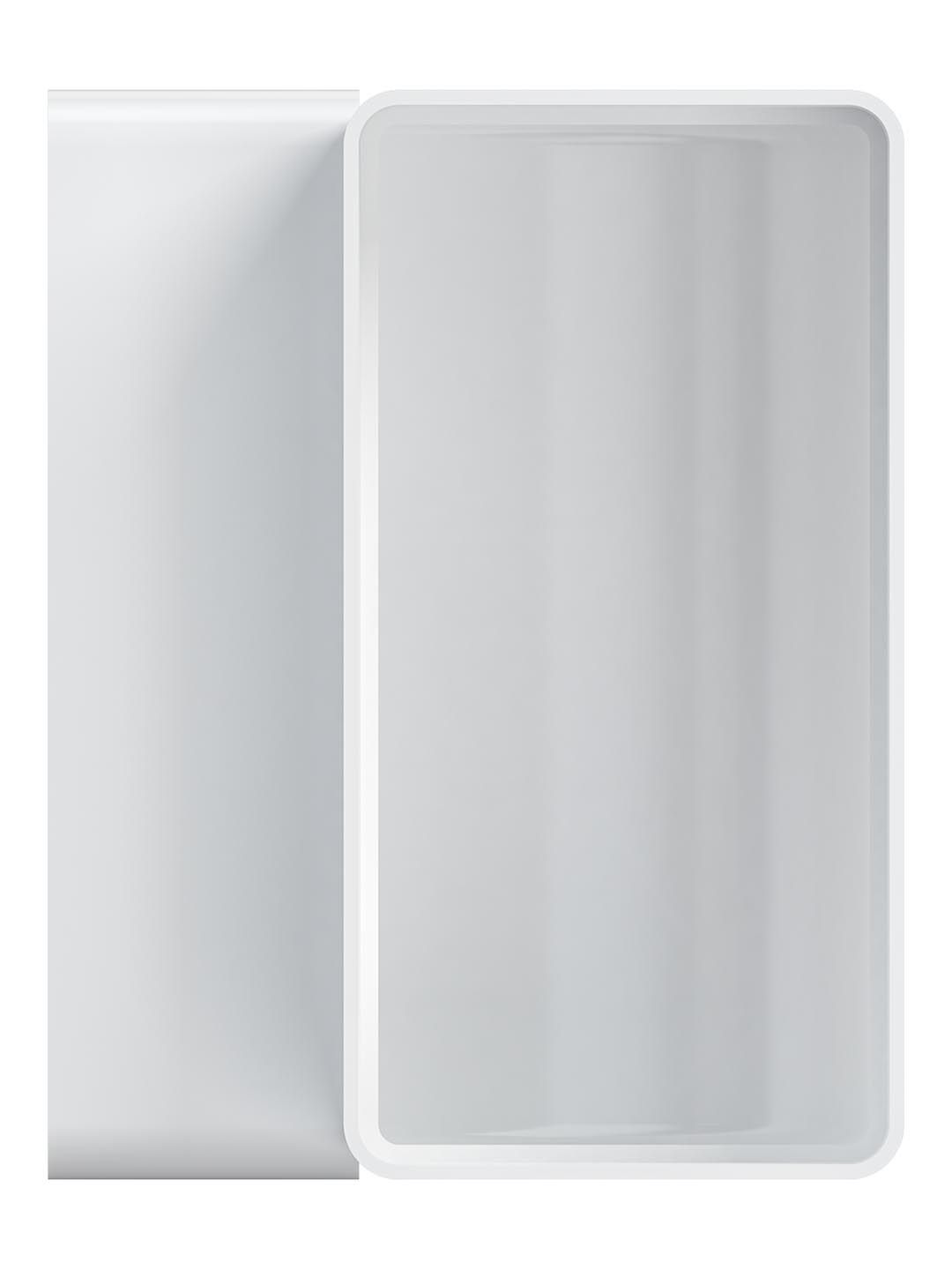 Колено вертикальное пластик 90° 55х110 ERA 511КВП