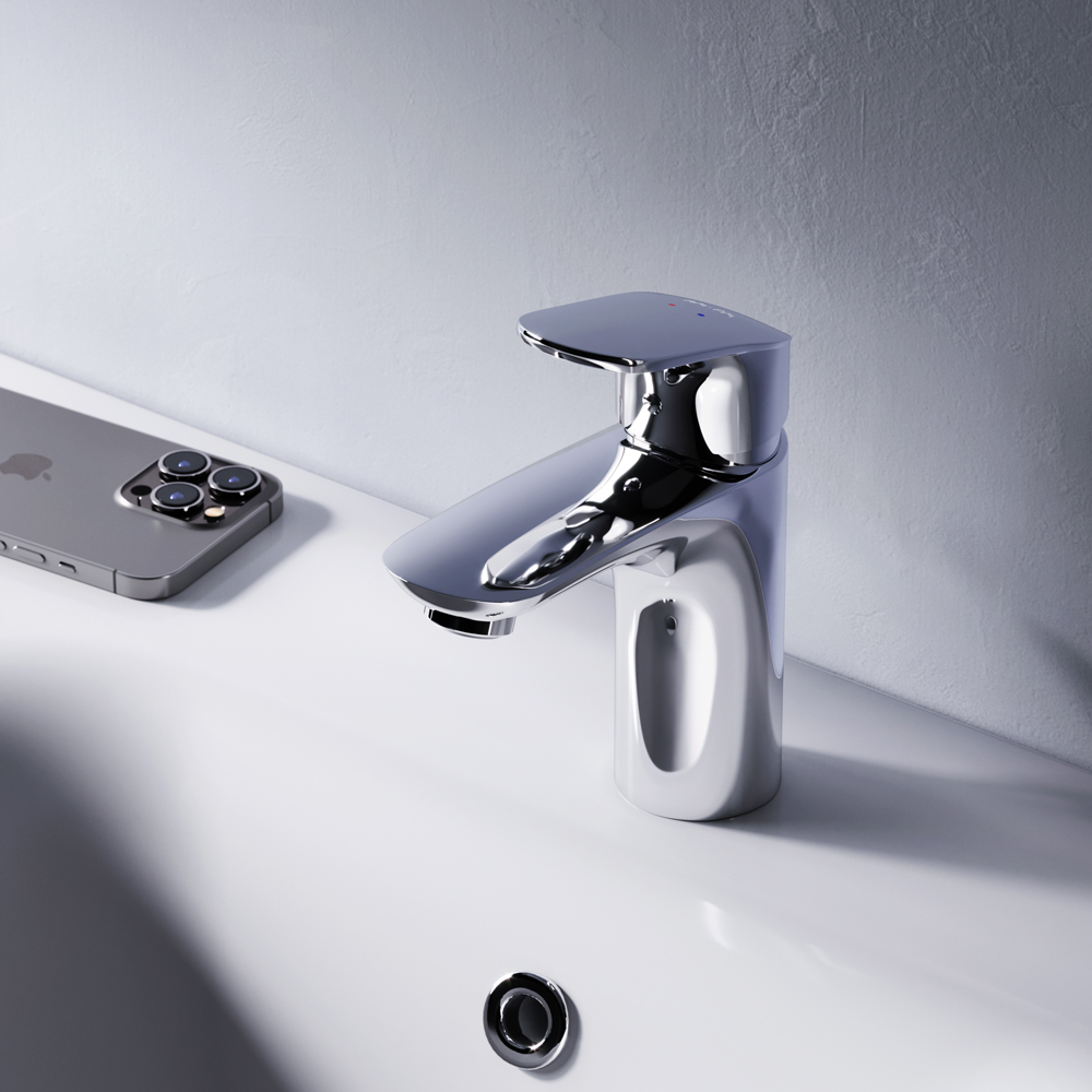 Смеситель для умывальника, излив 110мм, ХРОМ  F8093016  LIKE АМ.РМ