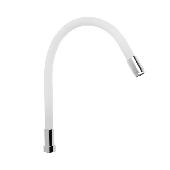 Силиконовый излив для смесителя белый TIM (20/1) C-L50-02WT