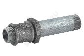 Сгон 40 в/к оц L-150 мм (с муфтой и контргайкой)