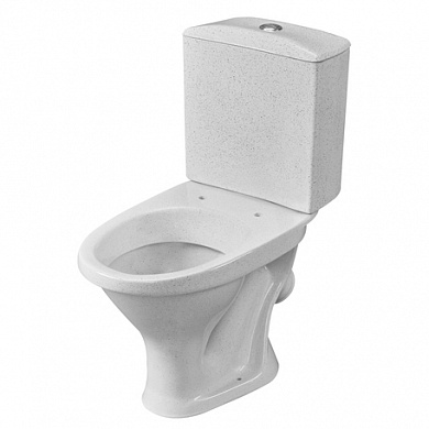 Унитаз-компакт Вест КРАП на белом (косой вып., ниж. подв., 1-реж. арм., сид.полипропилен), SANTERI