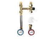 Насосная группа термостатическая NGSS-25CTS(KVs смесителя 2.5, 20-43°С, нерж., без насоса)