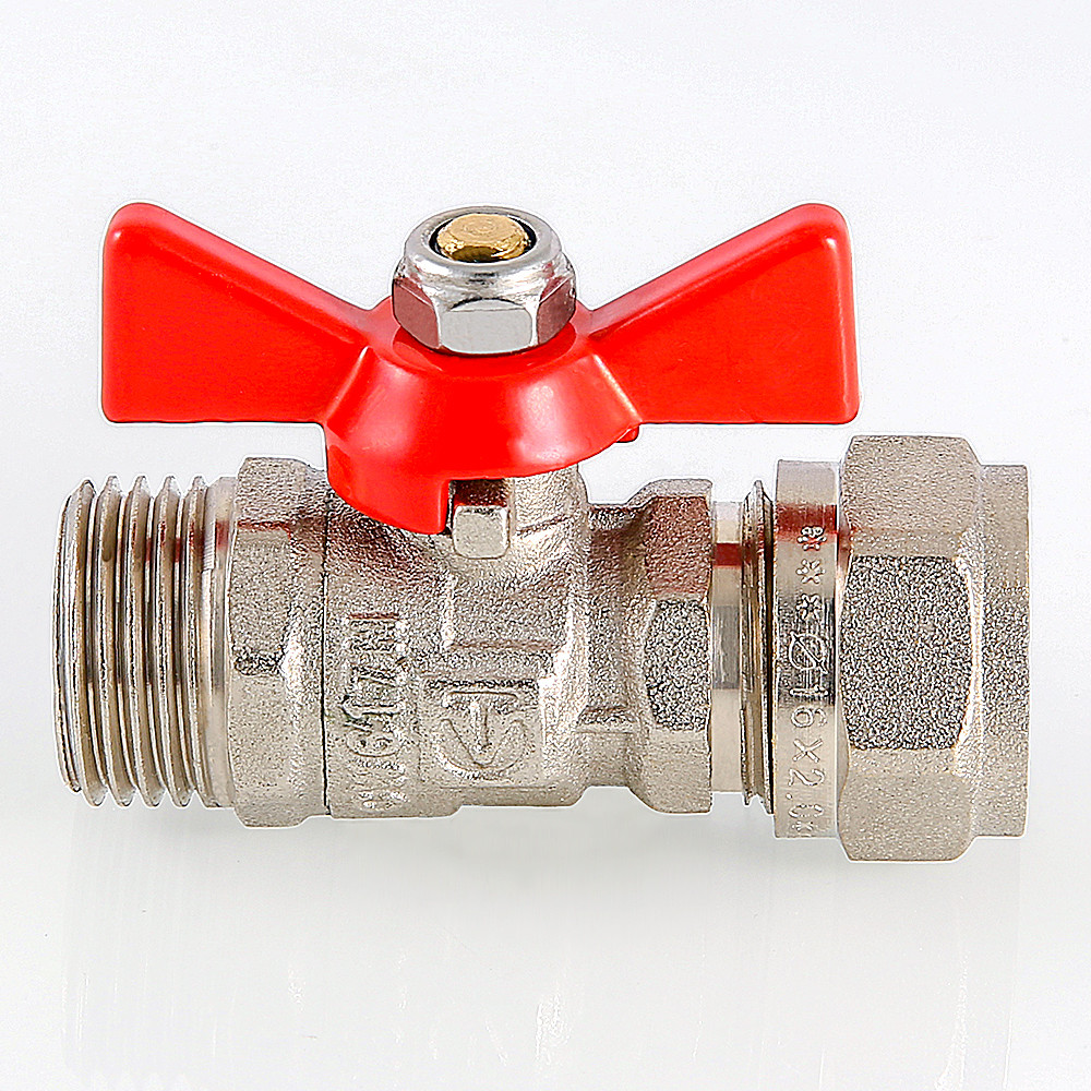 Кран шаровый 16х1/2 цанга/НР 