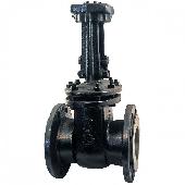 Задвижка чугун 30ч906бр Ду150 фл. Ру16 ЛМЗ под  эл/привод,