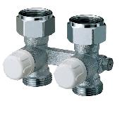 Узел нижнего подкл. 2-труб.сист.3/4