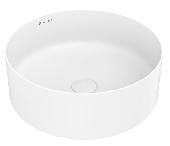 Раковина накладная Аврора 410*410*140 белая, Terminus