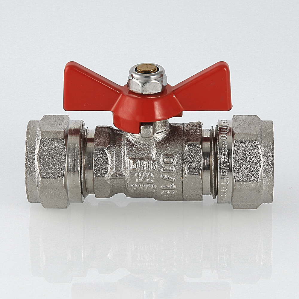 Кран шаровый 16х16 цанга/цанга 