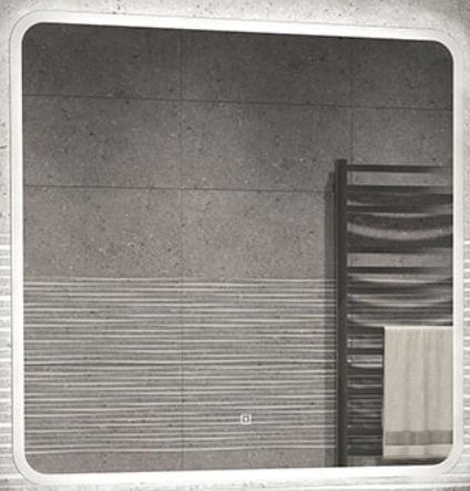 Cloud 70*70 зеркало с подсветкой, MIRSANT