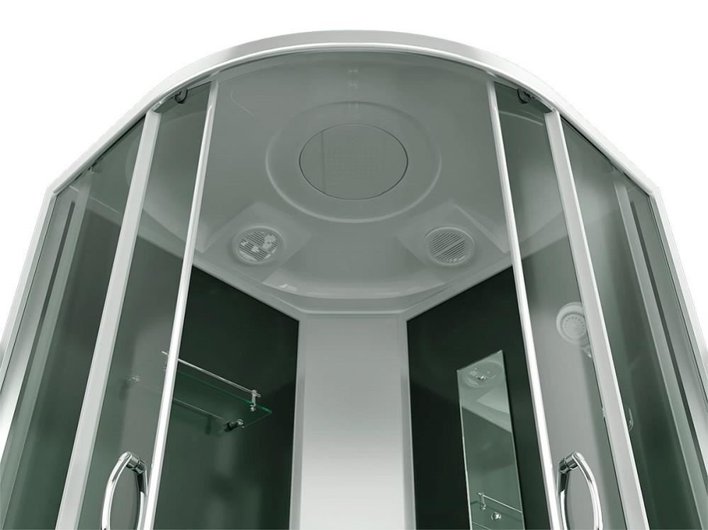 ERLIT Душевая кабина ER3509TPF-С4 RUS 90*90*215 (с г/м, выс.поддон,тон.стекло)