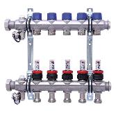 Коллекторная группа с расходомерами  Hansa  FBH 63_07 (нерж.сталь) Арт.266307