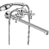 Смеситель для ванны и душа излив 400мм, ХРОМ 239500000 Retro DAMIXA