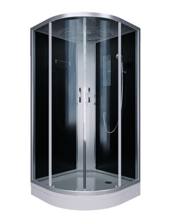 ERLIT Душевая кабина ER3509P-C4-RUS 90*90*215 (без г/м, низкий поддон, тон.стекло)