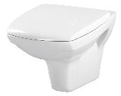 Унитаз подвесной  Cersanit CARINA NEW CLEAN ON безоб.+сиденье дюропласт lifting,