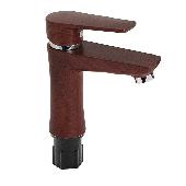 578 BRIMIX Смеситель раковина шаровый ТЁМНОЕ ДЕРЕВО из высокопрочного пластика АБС