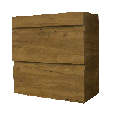 Слим 70 тумба напольная Дуб Тортуга 2ящ, ручки фрезеровка+умыв.Classica Slim 70, VOD-OK