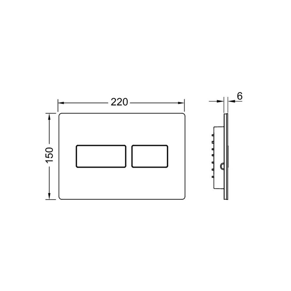 Панель слива TECE, TECEsolid.шлифованная нерж.сталь с покрытием против отпечатков пальцев 9240434