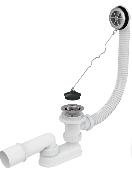 Сифон для ванны хромированный (57см) AG210112160 (A501), ALCAPLAST