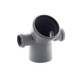 Отвод 110*45 с выходом 50 (левый+правый)  ВК ПОЛИТЭК (40)