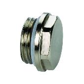 Заглушка с резин. кольцом (никель) 