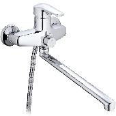 Смеситель для ванны с душем G-lauf LWZ7-A182 (D40;с плоск. изливом див.в корпусе)