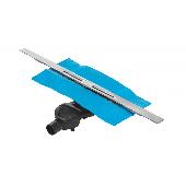 Желоб напол SlMPEL 1000 нерж сталь,реш мат.хром,S-сифон D50 H60 бок вып 42 l/m 090113, BERGES