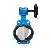 Затвор Ду150 пов. диск. ручн с редукт. прив.