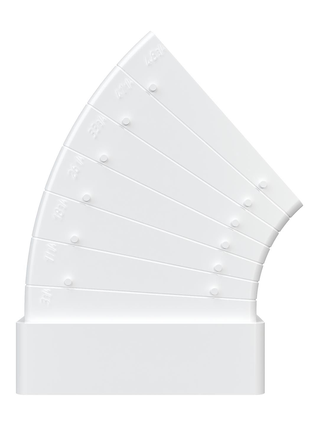 Колено КРП 55х110 разноугловое пластик ERA