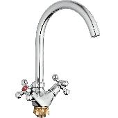 Смеситель для кухни (мойки) G.LAUF QTZ4-A856  (керам.1/2 на лат. гайке)