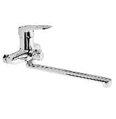 A7142 Смеситель для ванны ACCOONA с поворотным изливом 300мм цинк/хром (10)