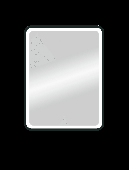 Premier Black 60*80 зеркало с подсветкой, MIRSANT
